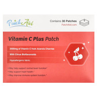 <img alt="PatchAid, Vitamin C Plus Patch, 30 Patches" title="PatchAid, Vitamin C Plus Patch, 30 Patches,758176220356"