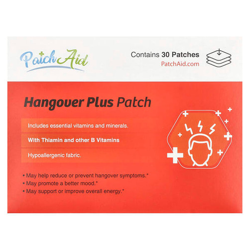 <img alt="PatchAid, Hangover Plus Patch, 30 Patches" title="PatchAid, Hangover Plus Patch, 30 Patches,737669280190"