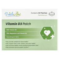 <img alt="PatchAid, Vitamin D3 Patch, 30 Patches" title="PatchAid, Vitamin D3 Patch, 30 Patches,791617200203"