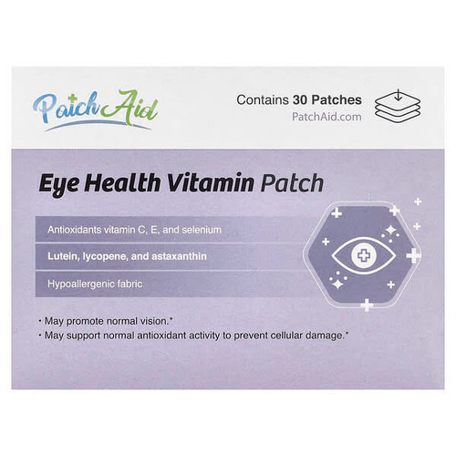 <img alt="PatchAid, Eye Health Vitamin Patch, 30 Patches" title="PatchAid, Eye Health Vitamin Patch, 30 Patches,737669297174"