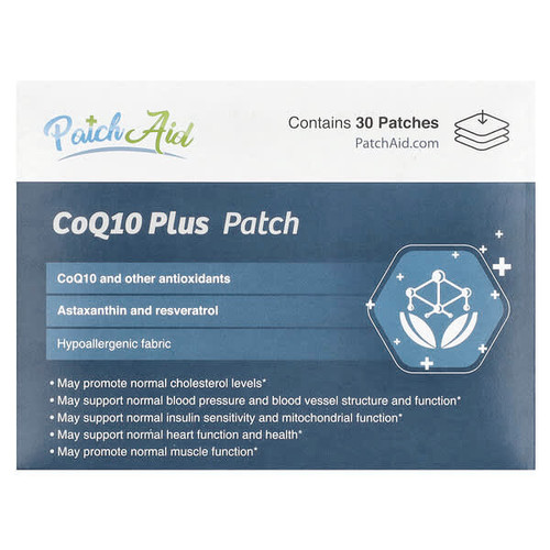 <img alt="PatchAid, CoQ10 Plus Patch , 30 Patches" title="PatchAid, CoQ10 Plus Patch , 30 Patches,737669298690"