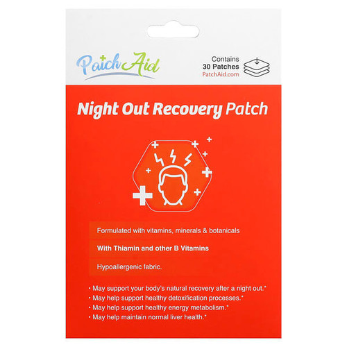 <img alt="PatchAid, Night Out Recovery Patch, 30 Patches" title="PatchAid, Night Out Recovery Patch, 30 Patches,810210300162"