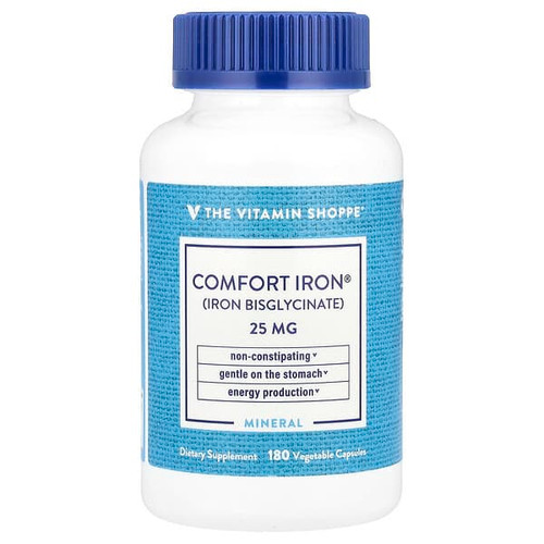 <img alt="The Vitamin Shoppe, Comfort Iron, 25 mg, 180 Vegetable Capsules" title="The Vitamin Shoppe, Comfort Iron, 25 mg, 180 Vegetable Capsules,766536021314"