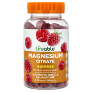 <img alt="Lifeable, Magnesium Citrate Gummies, Raspberry, 90 Gummies (83.3 mg per Gummy)" title="Lifeable, Magnesium Citrate Gummies, Raspberry, 90 Gummies (83.3 mg per Gummy),850023062734"