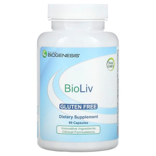<img alt="Nutra BioGenesis, BioLiv, 90 Capsules" title="Nutra BioGenesis, BioLiv, 90 Capsules,812806102136"