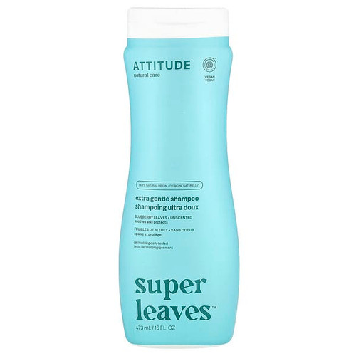 <img alt="ATTITUDE, Super Leaves, Extra Gentle Shampoo, Unscented, 16 fl oz (473 ml)" title="ATTITUDE, Super Leaves, Extra Gentle Shampoo, Unscented, 16 fl oz (473 ml),626232110906"