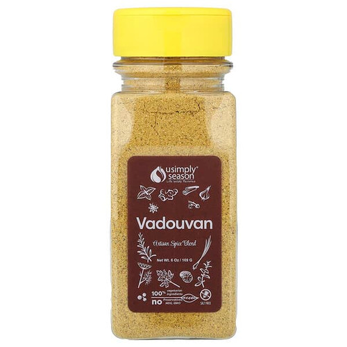 <img alt="USimplySeason, Artisan Spice Blend, Vadouvan, 6 oz (169 g)" title="USimplySeason, Artisan Spice Blend, Vadouvan, 6 oz (169 g),852713005373"