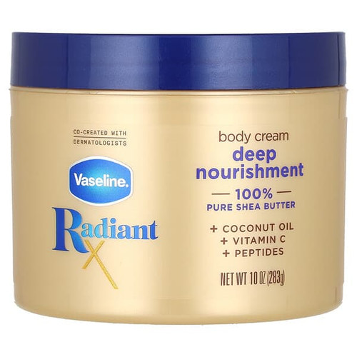 <img alt="Vaseline, RadiantX, Deep Nourishment Body Cream, 10 oz (283 g)" title="Vaseline, RadiantX, Deep Nourishment Body Cream, 10 oz (283 g),305210046740"