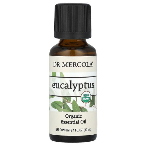 <img alt="Dr. Mercola, Organic Essential Oil, Eucalyptus, 1 fl oz (30 ml)" title="Dr. Mercola, Organic Essential Oil, Eucalyptus, 1 fl oz (30 ml),810487033282"