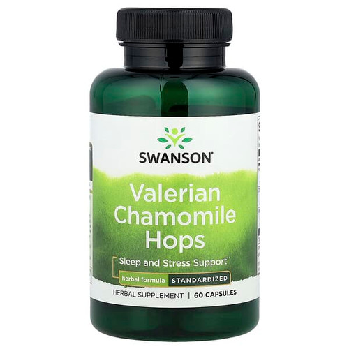 <img alt="Swanson Vitamins, Valerian Chamomile Hops, 60 Capsules" title="Swanson Vitamins, Valerian Chamomile Hops, 60 Capsules,087614142623"