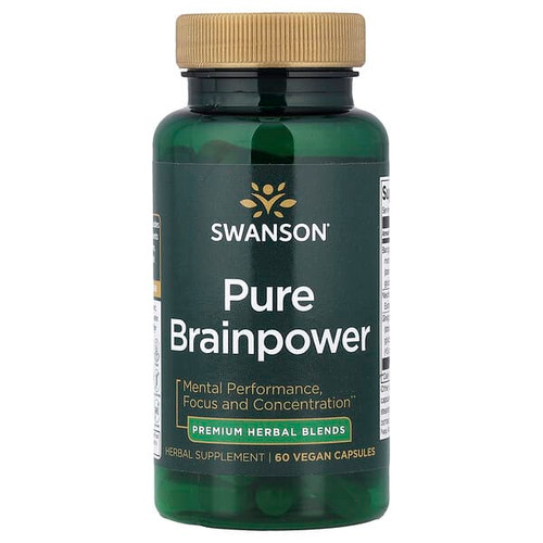 <img alt="Swanson Vitamins, Pure Brainpower, 60 Vegan Capsules" title="Swanson Vitamins, Pure Brainpower, 60 Vegan Capsules,087614210513"