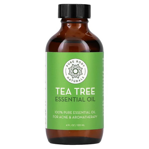 <img alt="Pure Body Naturals, Essential Oil, Tea Tree , 4 fl oz (120 ml)" title="Pure Body Naturals, Essential Oil, Tea Tree , 4 fl oz (120 ml),858416007317"