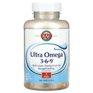<img alt="KAL, Ultra Omega 3-6-9, 100 Softgels" title="KAL, Ultra Omega 3-6-9, 100 Softgels,021245176008"