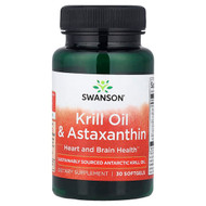 <img alt="Swanson Vitamins, Krill Oil & Astaxanthin, 30 Softgels" title="Swanson Vitamins, Krill Oil & Astaxanthin, 30 Softgels,087614170824"
