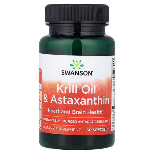 <img alt="Swanson Vitamins, Krill Oil & Astaxanthin, 30 Softgels" title="Swanson Vitamins, Krill Oil & Astaxanthin, 30 Softgels,087614170824"