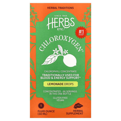 <img alt="Herbs Etc., ChlorOxygen Drops, Lemonade, 1 fl oz (30 ml)" title="Herbs Etc., ChlorOxygen Drops, Lemonade, 1 fl oz (30 ml),765704319253"