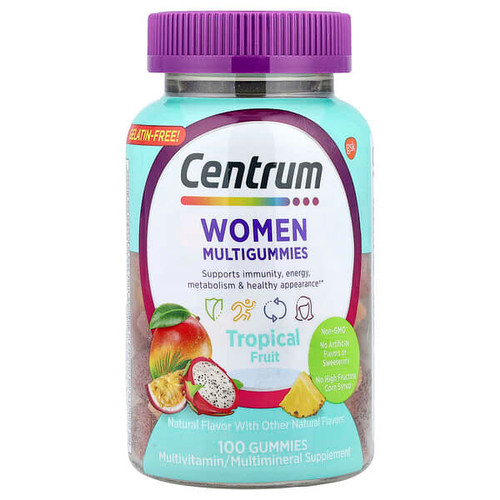 <img alt="Centrum, Women Multigummies, Tropical Fruit, 100 Gummies" title="Centrum, Women Multigummies, Tropical Fruit, 100 Gummies,305731348064"
