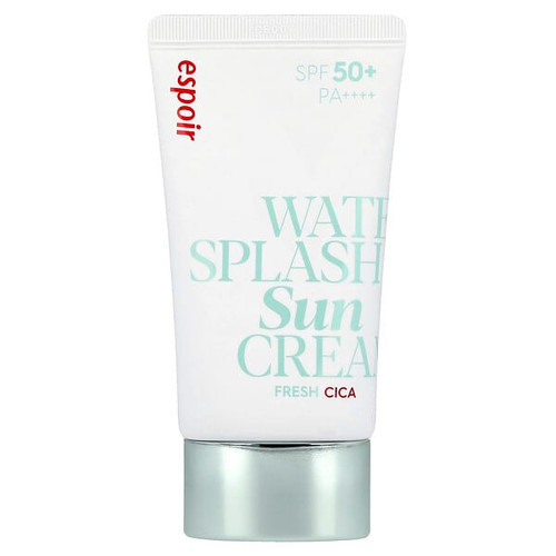 <img alt="Espoir, Water Splash Sun Cream, Fresh Cica, SPF 50+ PA++++, 60 ml" title="Espoir, Water Splash Sun Cream, Fresh Cica, SPF 50+ PA++++, 60 ml,8809563941834"