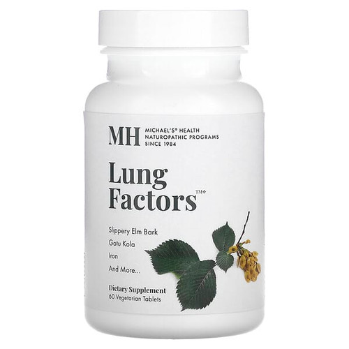 <img alt="Michaels Health, Lung Factors, 60 Vegetarian Tablets" title="Michaels Health, Lung Factors, 60 Vegetarian Tablets,755929102808"
