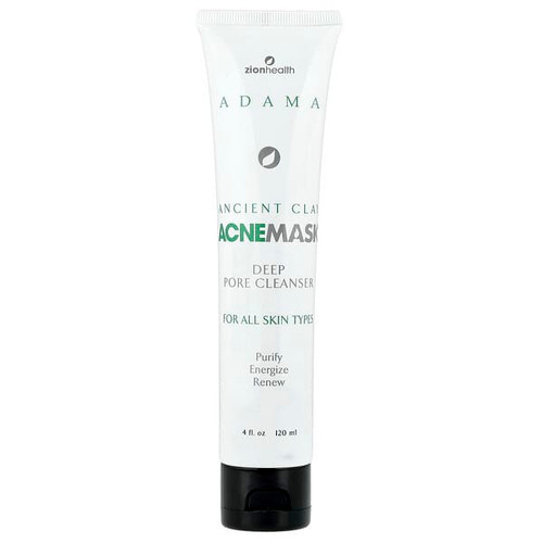 <img alt="Zion Health, Adama, Ancient Clay AcneMask, Deep Pore Cleanser, For All Skin Types, 4 fl oz (120 ml)" title="Zion Health, Adama, Ancient Clay AcneMask, Deep Pore Cleanser, For All Skin Types, 4 fl oz (120 ml),093141101705"