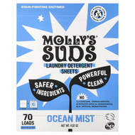 <img alt="Mollys Suds, Laundry Detergent Sheets, Ocean Mist, 35 Sheets" title="Mollys Suds, Laundry Detergent Sheets, Ocean Mist, 35 Sheets,850024701885"