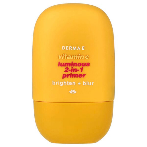 <img alt="DERMA E, Vitamin C Luminous 2-in-1 Primer, For All Skin Types, 1 fl oz (30 ml)" title="DERMA E, Vitamin C Luminous 2-in-1 Primer, For All Skin Types, 1 fl oz (30 ml),030985003710"