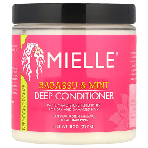 <img alt="Mielle, Deep Conditioner, For All Hair Types, Babassu & Mint, 8 oz (227 g)" title="Mielle, Deep Conditioner, For All Hair Types, Babassu & Mint, 8 oz (227 g),854102006053"