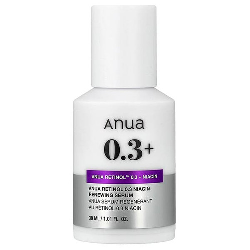 <img alt="Anua, Retinol 0.3% + Niacin Renewing Serum, 1.01 fl oz (30 ml)" title="Anua, Retinol 0.3% + Niacin Renewing Serum, 1.01 fl oz (30 ml),8809640734595"