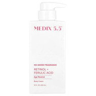 <img alt="Medix 5.5, Body Cream, Age Rewind, Retinol + Ferulic Acid, 15 fl oz (444 ml)" title="Medix 5.5, Body Cream, Age Rewind, Retinol + Ferulic Acid, 15 fl oz (444 ml),810141911062"