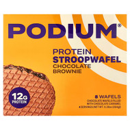 <img alt="Podium Nutrition, Protein Stroopwafel, Chocolate Brownie, 8 Wafels, 9.28 oz (264 g)" title="Podium Nutrition, Protein Stroopwafel, Chocolate Brownie, 8 Wafels, 9.28 oz (264 g),810117602581"