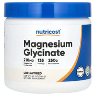 <img alt="Nutricost, Magnesium Glycinate, Unflavored , 8.9 oz (250 g)" title="Nutricost, Magnesium Glycinate, Unflavored , 8.9 oz (250 g),810139571568"