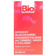 <img alt="Bio Nutrition, Advanced Glucosamine-Chondroitin-MSM and Turmeric, Ginger & Collagen, 90 Tablets" title="Bio Nutrition, Advanced Glucosamine-Chondroitin-MSM and Turmeric, Ginger & Collagen, 90 Tablets,854936003723"