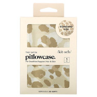 <img alt="Kitsch, The Satin Pillowcase, Standard Size, Leopard, 1 Pillowcase" title="Kitsch, The Satin Pillowcase, Standard Size, Leopard, 1 Pillowcase,812696020848"