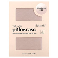 <img alt="Kitsch, The Satin Pillowcase, Standard Size, Blush, 1 Pillowcase" title="Kitsch, The Satin Pillowcase, Standard Size, Blush, 1 Pillowcase,812696024969"