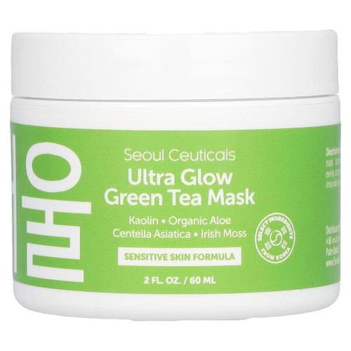 <img alt="SeoulCeuticals, Ultra Glow Green Tea Beauty Mask, 2 fl oz (60 ml)" title="SeoulCeuticals, Ultra Glow Green Tea Beauty Mask, 2 fl oz (60 ml),195893820559"