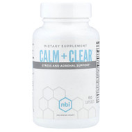 <img alt="NBI, Calm + Clear, Stress and Adrenal Support, 60 Capsules" title="NBI, Calm + Clear, Stress and Adrenal Support, 60 Capsules,787790858393"
