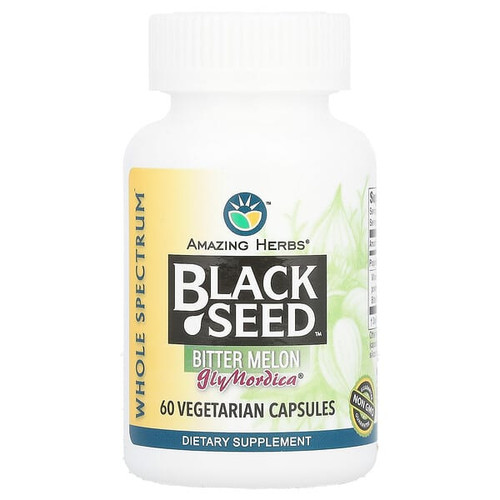 <img alt="Amazing Herbs, Black Seed, Bitter Melon, 60 Vegetarian Capsules" title="Amazing Herbs, Black Seed, Bitter Melon, 60 Vegetarian Capsules,665231091007"