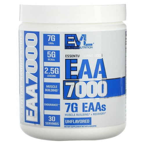 <img alt="EVLution Nutrition, EAA 7000, Unflavored, 8.4 oz (237 g)" title="EVLution Nutrition, EAA 7000, Unflavored, 8.4 oz (237 g),818901029347"