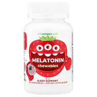 <img alt="VitaWorks, Kids, Melatonin, Berry, 120 Chewables" title="VitaWorks, Kids, Melatonin, Berry, 120 Chewables,810102730275"