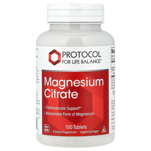 <img alt="Protocol for Life Balance, Magnesium Citrate, 100 Tablets (200 mg per Tablet)" title="Protocol for Life Balance, Magnesium Citrate, 100 Tablets (200 mg per Tablet),707359112902"