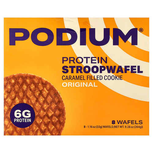 <img alt="Podium Nutrition, Protein Stroopwafel, Original, 8 Wafels, 1.16 oz (33 g) Each" title="Podium Nutrition, Protein Stroopwafel, Original, 8 Wafels, 1.16 oz (33 g) Each,810117601867"