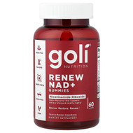 <img alt="Goli Nutrition, Renew NAD+ Gummies, 60 Gummies" title="Goli Nutrition, Renew NAD+ Gummies, 60 Gummies,055840407168"