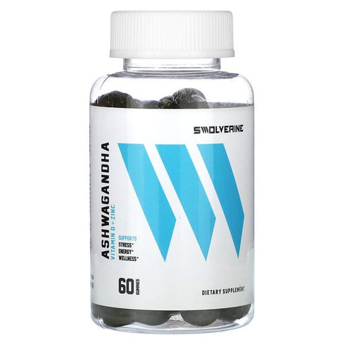 <img alt="Swolverine, Ashwagandha, 60 Gummies" title="Swolverine, Ashwagandha, 60 Gummies,860007637308"