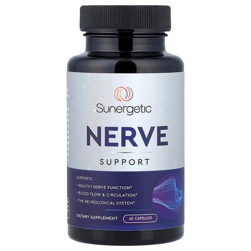 <img alt="Sunergetic, Nerve Support , 60 Capsules" title="Sunergetic, Nerve Support , 60 Capsules,852207008309"