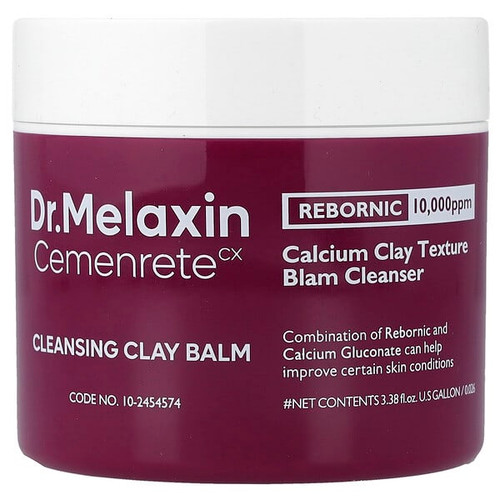 <img alt="Dr.Melaxin, Cemenrete Cleansing Clay Balm, 3.38 fl oz (100 ml)" title="Dr.Melaxin, Cemenrete Cleansing Clay Balm, 3.38 fl oz (100 ml),8809886482069"