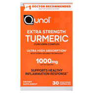<img alt="Qunol, Turmeric, 30 Vegetarian Capsules (500 mg per Capsule)" title="Qunol, Turmeric, 30 Vegetarian Capsules (500 mg per Capsule),850184008411"