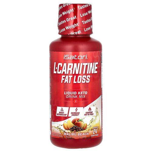 <img alt="Isatori, L-Carnitine, Malibu Beach, 12 fl oz (360 ml)" title="Isatori, L-Carnitine, Malibu Beach, 12 fl oz (360 ml),883488005756"