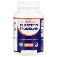 <img alt="Vitamatic, Quercetin Bromelain, 120 Vegetarian Capsules" title="Vitamatic, Quercetin Bromelain, 120 Vegetarian Capsules,810078471219"