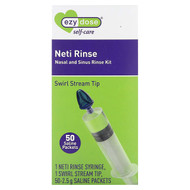 <img alt="Ezy Dose, Self-Care, Neti Rinse, Nasal and Sinus Rinse Kit, 52 Piece Kit" title="Ezy Dose, Self-Care, Neti Rinse, Nasal and Sinus Rinse Kit, 52 Piece Kit,079573107645"