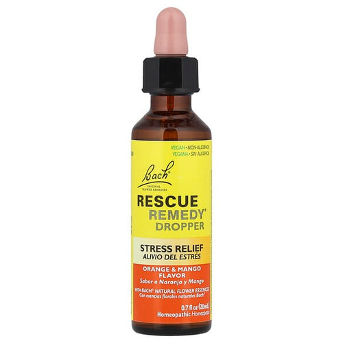 <img alt="Bach, Rescue Remedy Dropper, Stress Relief, Orange & Mango, 0.7 fl oz (20 ml)" title="Bach, Rescue Remedy Dropper, Stress Relief, Orange & Mango, 0.7 fl oz (20 ml),741273404507"